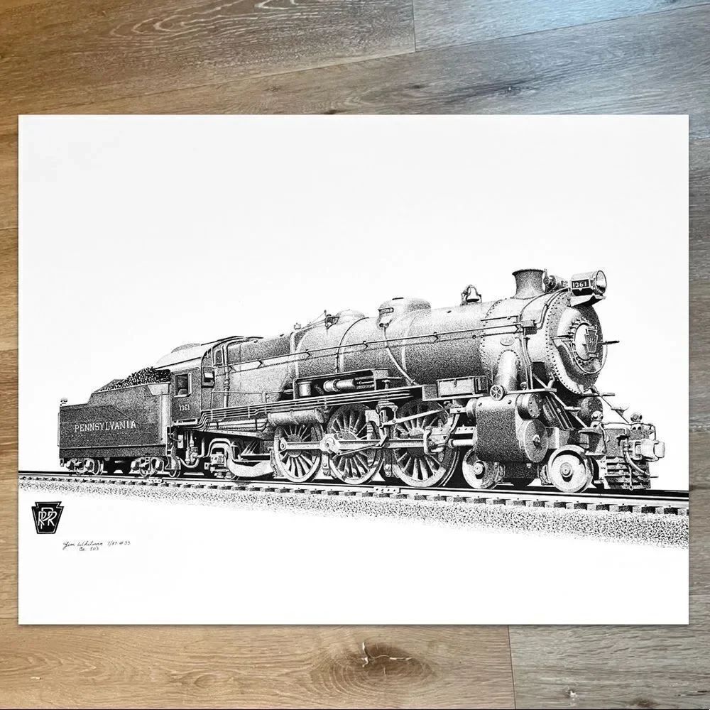 Pennsylvania Railroad #1361 Train Prints